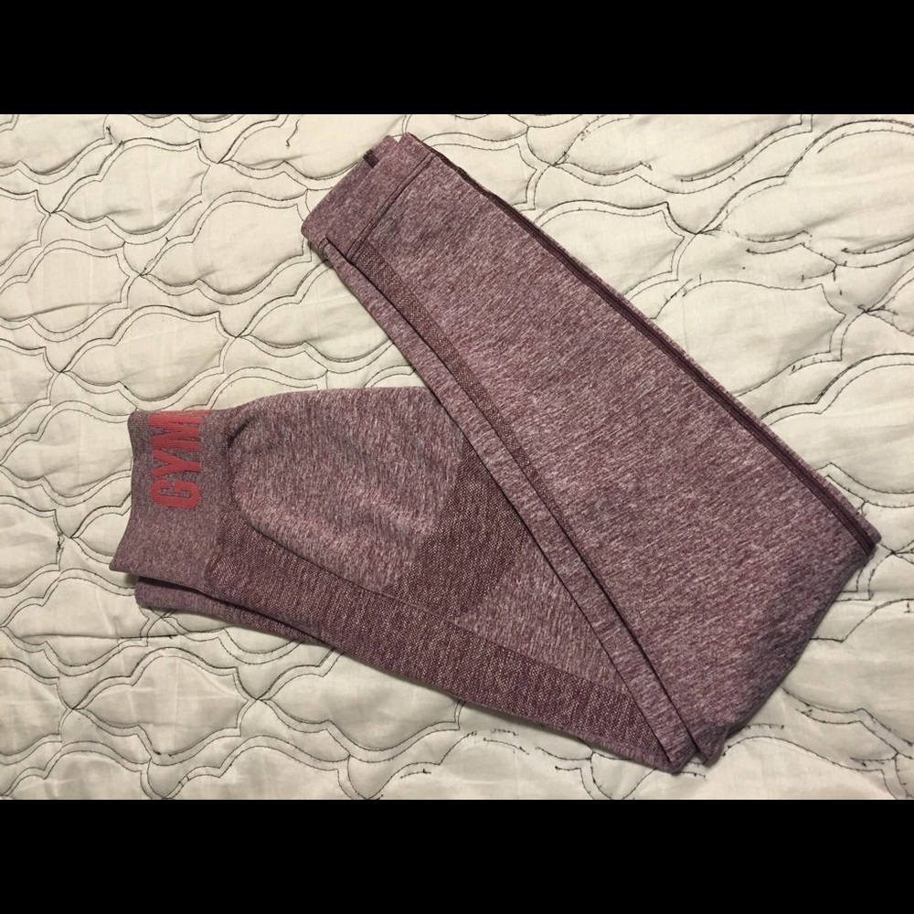Gymshark 🦈 high waist flex legging. Berry/Rose
